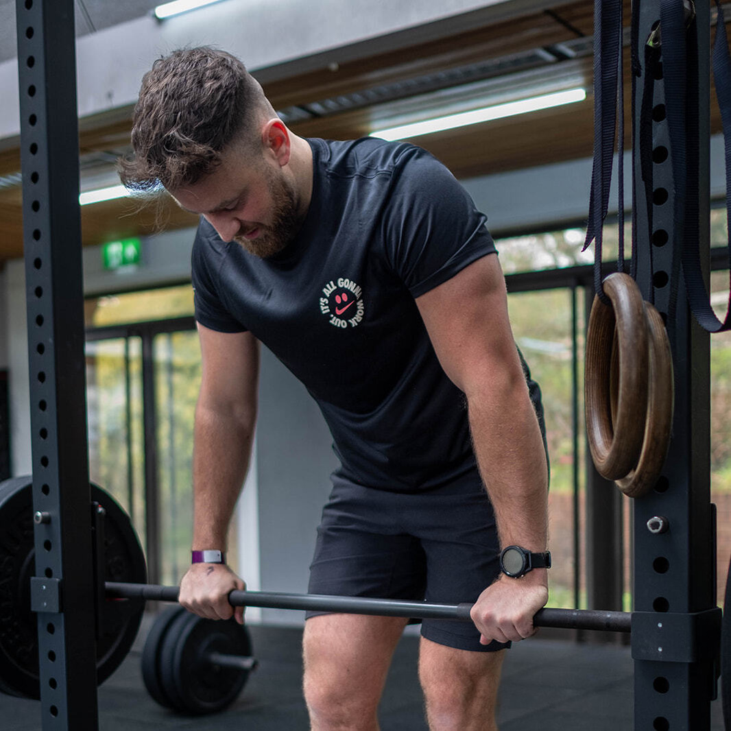 Ryan lifting weights